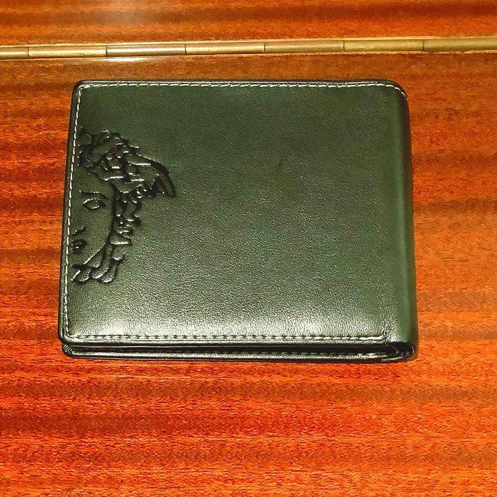 New, Black Versace Wallet